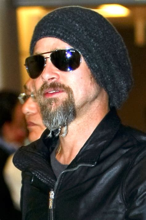 brad pitt beard beads